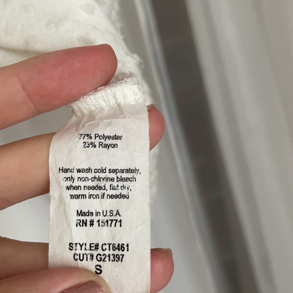 Gilli White Tie Top - Picture 6 of 7